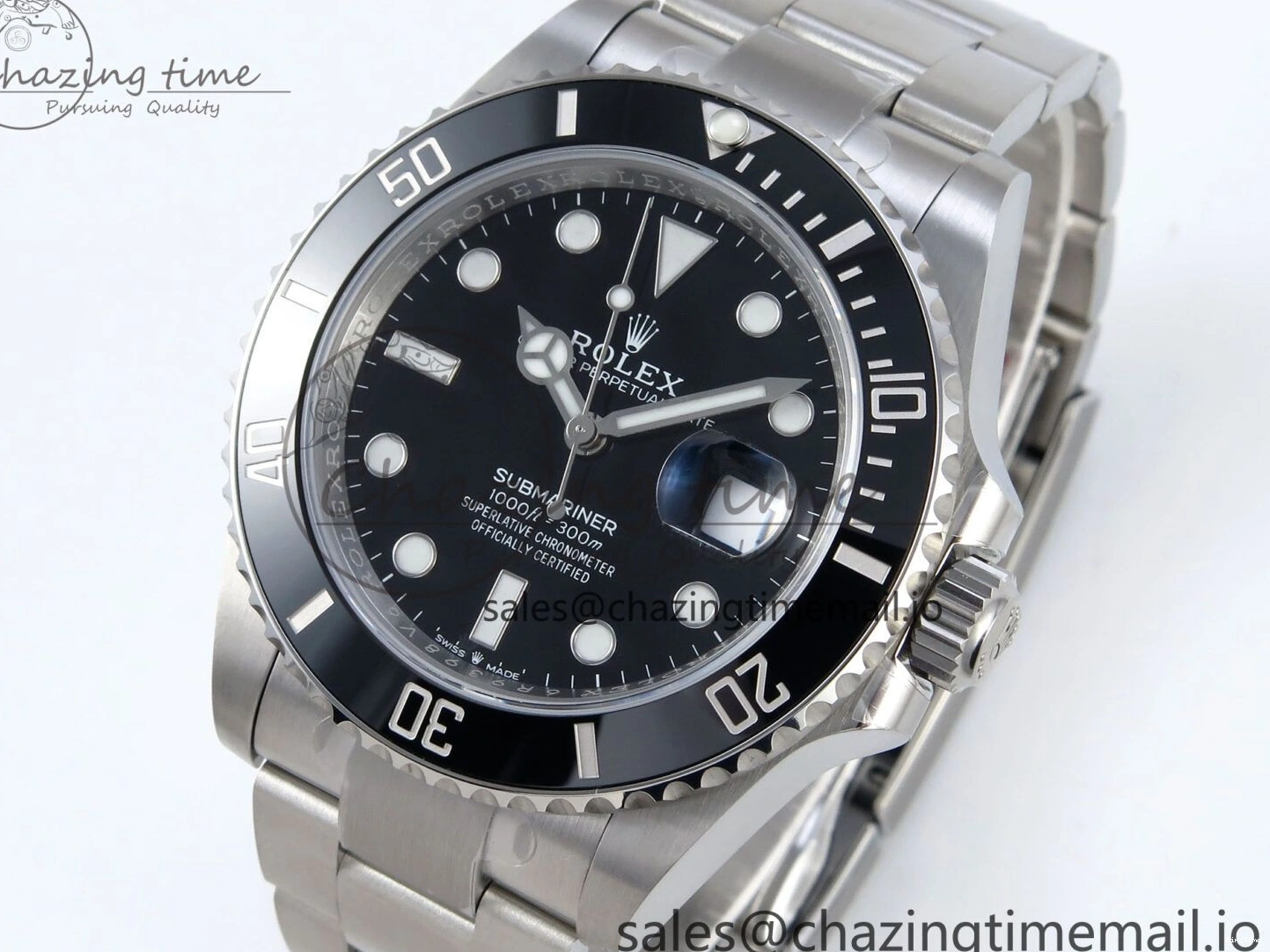 MiroTime 0410 Affordable Submariner 41mm 126610 LN SS ARF 1:1 Best Edition Steel Black Dial 904L SS Oyster Bracelet SH 362